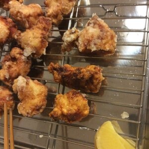 千切り生姜入り♪鷄むね肉の竜田揚げ✿